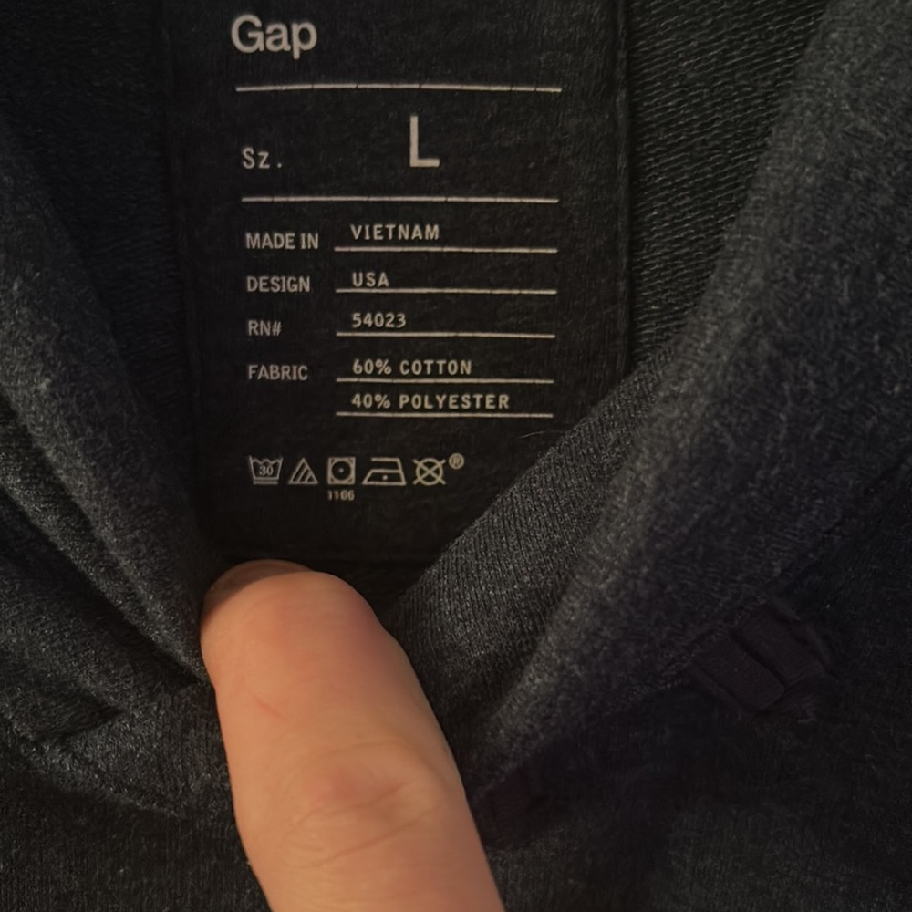 Gap Quarter Button Sweater Size Large - image 2